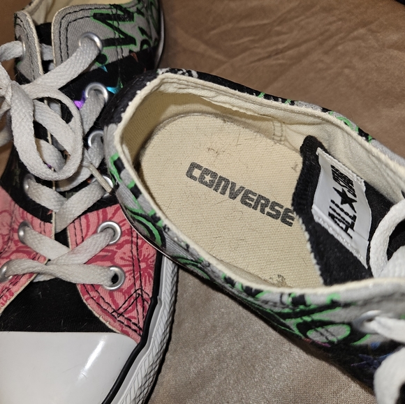 Converse All Star World Tour 1985 Sneakers size 9 women, with Iridescent stars - Picture 5 of 7
